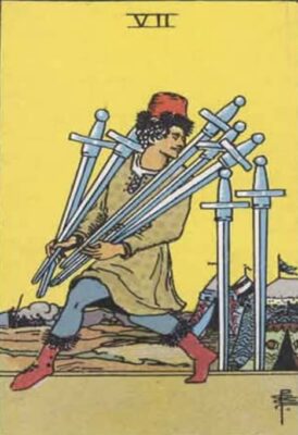 The Seven of Swords Tarot Card Meaning | Kristian von Sponneck